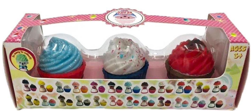 Just Toys Cup Cake Bear Mini Pack 3 Τεμαχια (1708009) 3 Just Toys Cup Cake Bear Mini Pack 3 Τεμαχια (1708009)