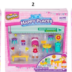 Giochi Preziosi Shopkins Happy Places S2 Δωματιακια 3 Σχεδια (HAP06000) -Μικρόκοσμος κοριτσιών Κατάστημα 679733 1
