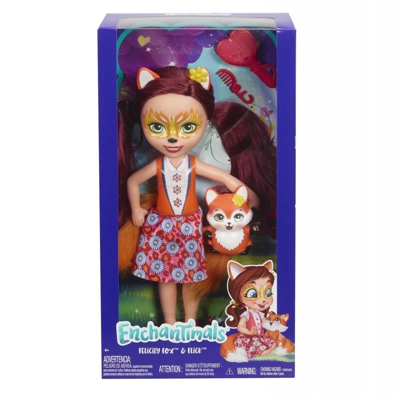 Mattel Enchantimals – Μεγάλη Κούκλα Felicity Fox And Flick (FRH53) 4 Mattel Enchantimals – Μεγάλη Κούκλα Felicity Fox And Flick (FRH53) - Image 2