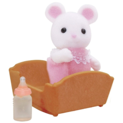 Sylvanian Families: White Mouse Baby (030294) -Μικρόκοσμος κοριτσιών Κατάστημα 684186 1
