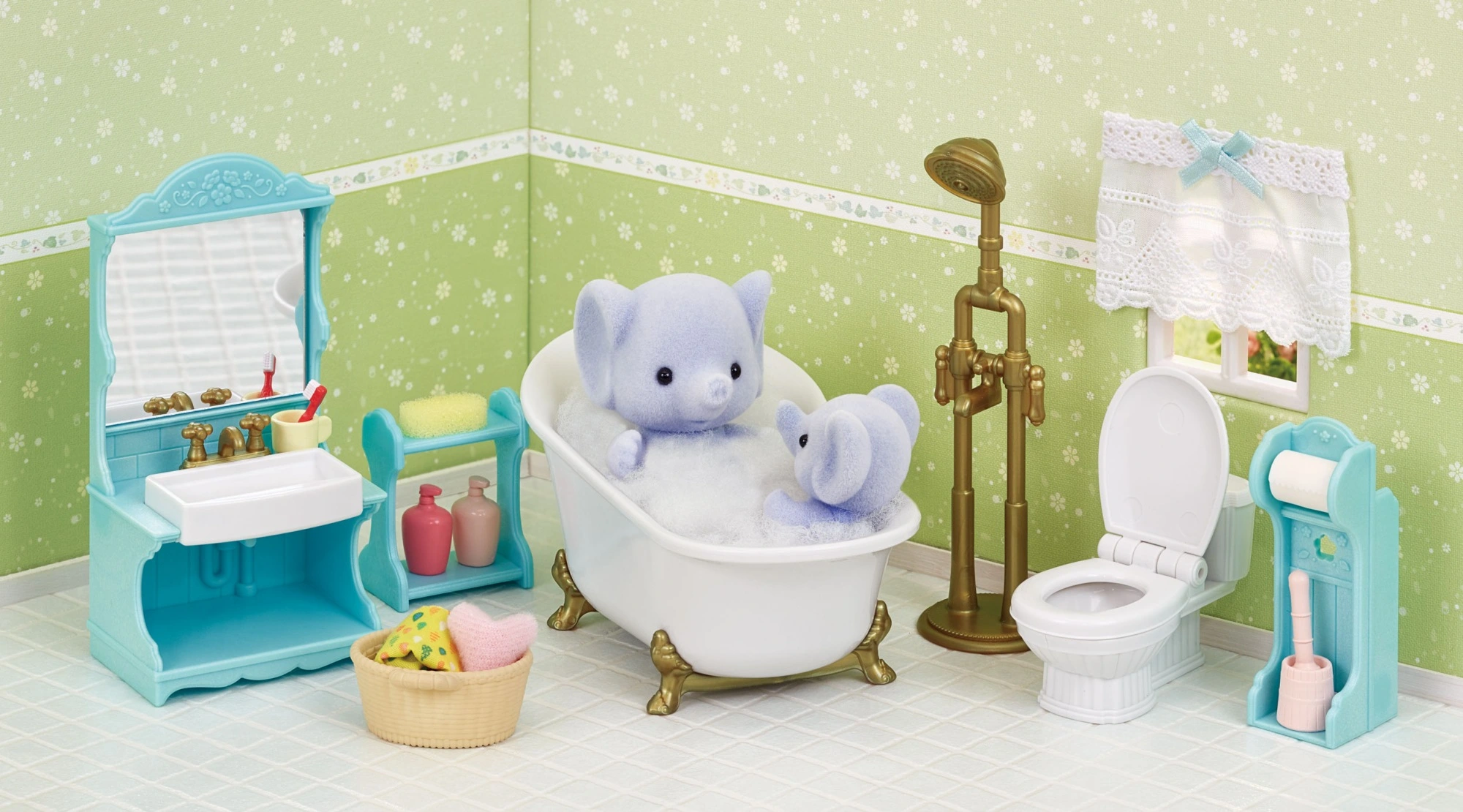 Sylvanian Families: Bathroom Set (5380) (047344) 4 Sylvanian Families: Bathroom Set (5380) (047344) - Image 2