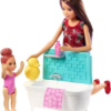 Mattel Barbie Babysitters Ωρα Για Μπανιο (FXH05) -Μικρόκοσμος κοριτσιών Κατάστημα 687339