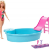 Mattel Barbie Εξωτική Πισίνα Με Κούκλα (GHL91) -Μικρόκοσμος κοριτσιών Κατάστημα 687811
