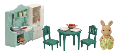 Sylvanian Families: Σετ Κουζίνας Με Τραπεζαρία (047342) 4 Sylvanian Families: Σετ Κουζίνας Με Τραπεζαρία (047342) - Image 2