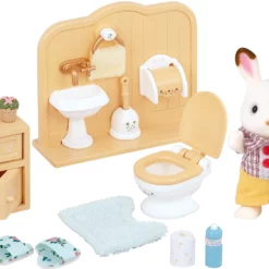Sylvanian Families: Έπιπλα Και Αδερφός Chocolate Rabbit (5015) (030304) -Μικρόκοσμος κοριτσιών Κατάστημα 690691 1