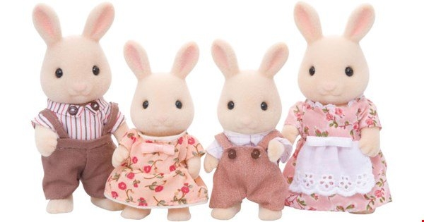 Sylvanian Families: Οικογένεια Milk Rabbit (4108) (030290) 4 Sylvanian Families: Οικογένεια Milk Rabbit (4108) (030290) - Image 2