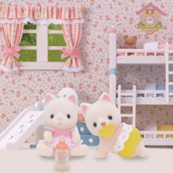 Sylvanian Families: Δίδυμα Μωρά Silk Cat (5082) (030236) -Μικρόκοσμος κοριτσιών Κατάστημα 690719 2
