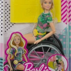 Mattel Barbie Fashionistas Με Αναπηρικό Αμαξίδιο (GRB93) -Μικρόκοσμος κοριτσιών Κατάστημα 698173 1