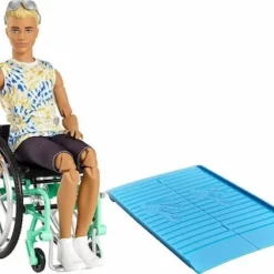 Mattel Barbie Ken Fashionistas Με Αναπηρικό Αμαξίδιο (GWX93) -Μικρόκοσμος κοριτσιών Κατάστημα 698174 1