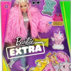 Mattel Barbie Extra – Fluffy Pink Jacket (GRN28)