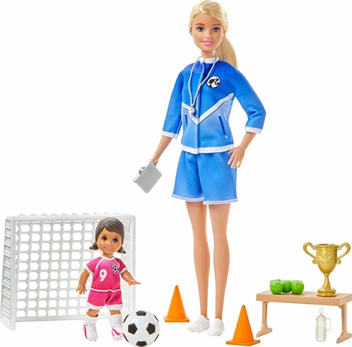 Mattel Barbie Σετ Αθλητικά Επαγγέλματα Προπονήτρια Ποδοσφαίρου (GLM47) 4 Mattel Barbie Σετ Αθλητικά Επαγγέλματα Προπονήτρια Ποδοσφαίρου (GLM47) - Image 2