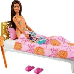 Mattel Barbie Δωμάτιο Με Κούκλα Υπνοδωμάτιο (GRG86) 9 Mattel Barbie Δωμάτιο Με Κούκλα Υπνοδωμάτιο (GRG86) -Μικρόκοσμος κοριτσιών Κατάστημα 698193 1