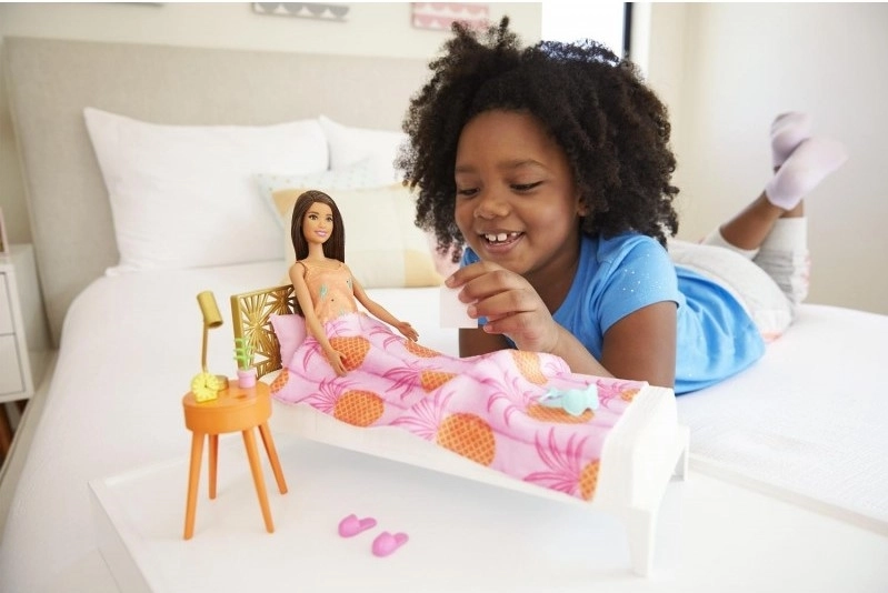 Mattel Barbie Δωμάτιο Με Κούκλα Υπνοδωμάτιο (GRG86) 5 Mattel Barbie Δωμάτιο Με Κούκλα Υπνοδωμάτιο (GRG86) - Image 3