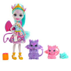 Mattel Enchantimals Royals – Κούκλα Και Οικογένεια Δράκοι (GYJ09) -Μικρόκοσμος κοριτσιών Κατάστημα 698208 5