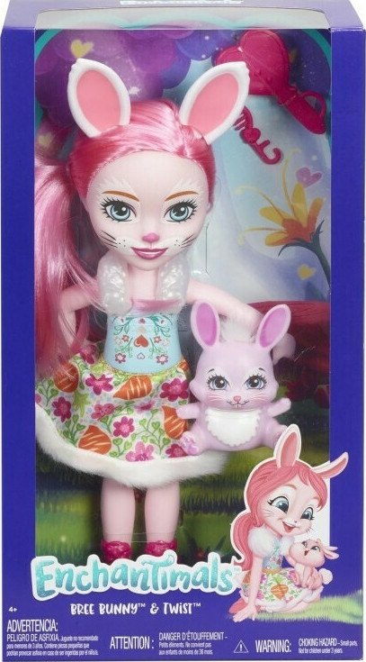 Mattel Enchantimals – Μεγάλη Κούκλα Bree Bunny And Twist (FRH52) 3 Mattel Enchantimals – Μεγάλη Κούκλα Bree Bunny And Twist (FRH52)