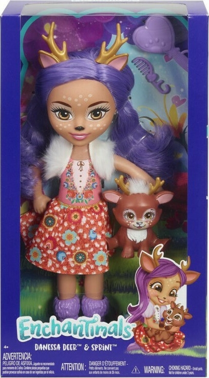 Mattel Enchantimals – Μεγάλη Κούκλα Danessa Deer And Sprint (FRH54) 8 Mattel Enchantimals – Μεγάλη Κούκλα Danessa Deer And Sprint (FRH54) - Image 6