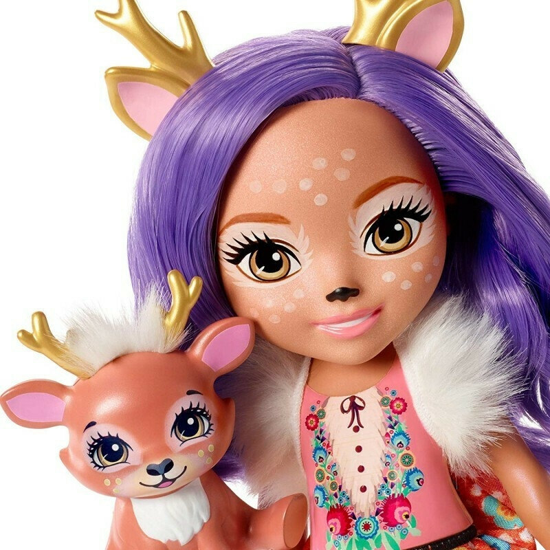Mattel Enchantimals – Μεγάλη Κούκλα Danessa Deer And Sprint (FRH54) 7 Mattel Enchantimals – Μεγάλη Κούκλα Danessa Deer And Sprint (FRH54) - Image 5