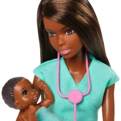 Mattel Barbie Σετ Επαγγέλματα Με Παιδάκια Και Ζωάκια Γιατρός (GKH24) -Μικρόκοσμος κοριτσιών Κατάστημα 698479 3