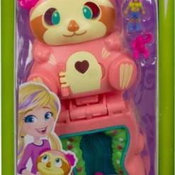 Mattel Polly Pocket Mini – Σετάκια Flip And Reveal Sloth (GTM59) -Μικρόκοσμος κοριτσιών Κατάστημα 698978 1